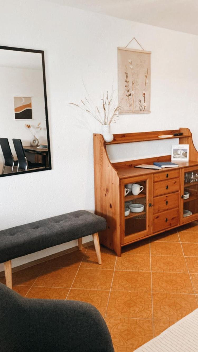 Ferienwohnung Nr. 1 Terrasse Bodden Kanu Bootssteg Zudar Exteriör bild